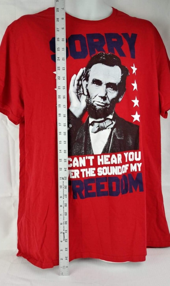 Spirit of America Freedom Tee Shirt Abe Lincoln
